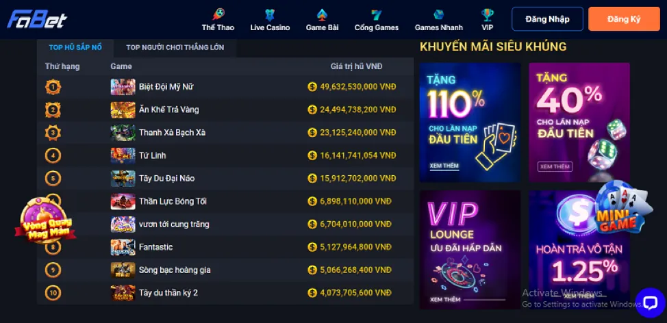 Chương trình VIP và ưu đãi độc quyền ji88 login